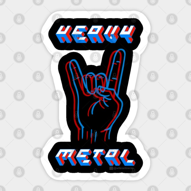 Heavy Metal Sticker by TommyVision